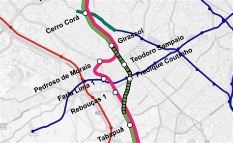 Veja O Tra Ado Definitivo Da Nova Linha Rosa Metr Cptm