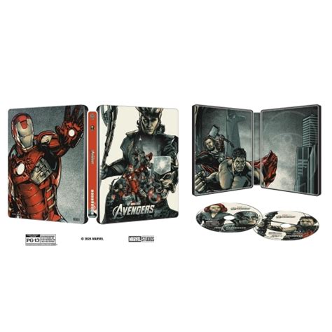 The Avengers Exclusive Mondo Steelbook 4K Ultra HD Blu Ray Digital