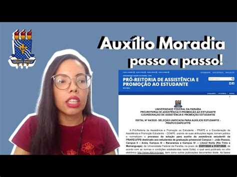 Quanto é o Auxílio moradia da UFPB 2023