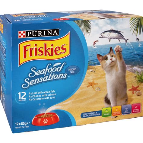 Purina Friskies Seafood Sensations 12x85g Woolworths