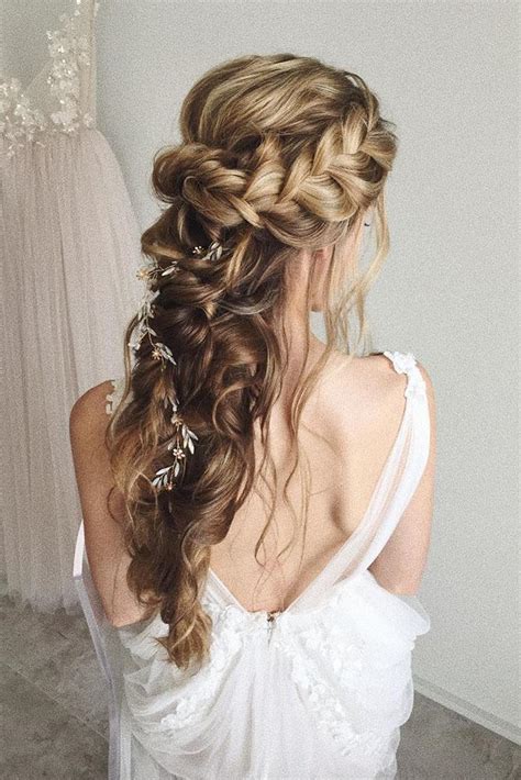 30 Wedding Hairstyles Half Up Half Down With Curls And Braid