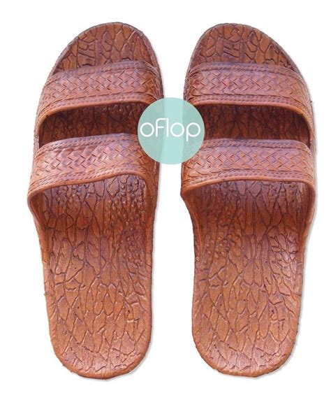 Light Brown Jandals ® Pali Hawaii Hawaiian Jesus Sandals Oflop