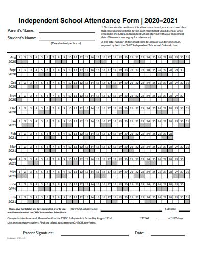 FREE 50 Attendance Form Samples In PDF MS Word