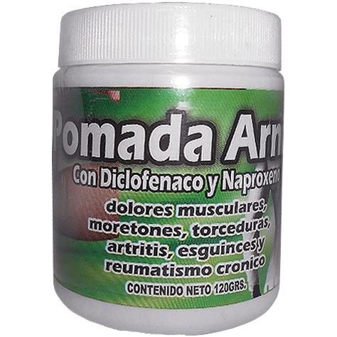 Árnica pomada con diclofenaco y naproxeno 120g