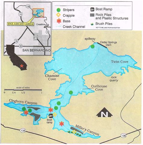 April 2023 Silverwood Lake Fishing Report And Map Also Public Lands