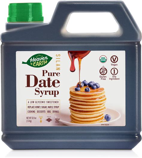 Amazon Heaven Earth Pure Organic Date Syrup Silan Oz