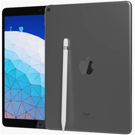 Ipad Air Cellular Space Gray D Model D Model Max Obj Ma C D