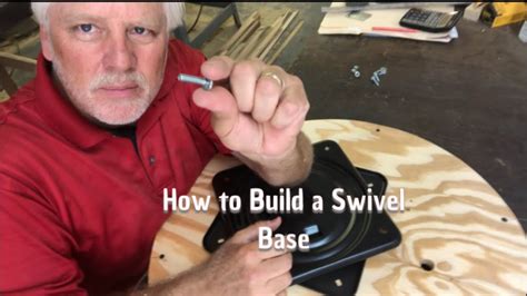 Diy How To Build A Swivel Base Youtube