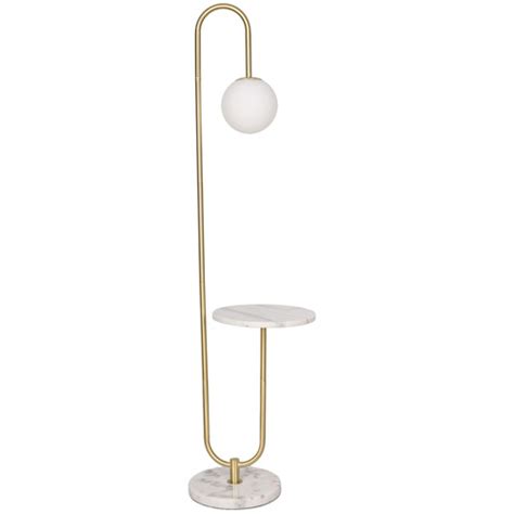 Temple And Webster Fay Marble Floor Lamp