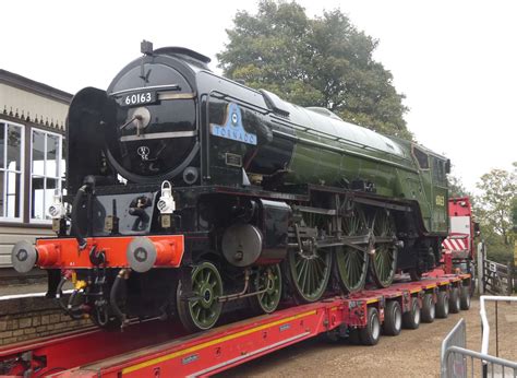 60163 Tornado Locomotive Arrives At Nene Valley Railway In Wansford