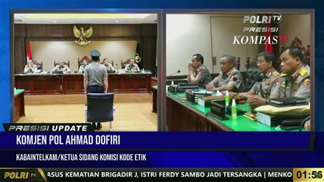 Pernyataan Lengkap Ferdy Sambo Usai Dipecat Dari Polri Di Hadapan Ketua