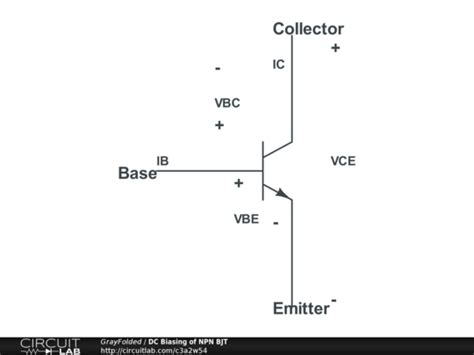 Dc Biasing Of Npn Bjt Circuitlab