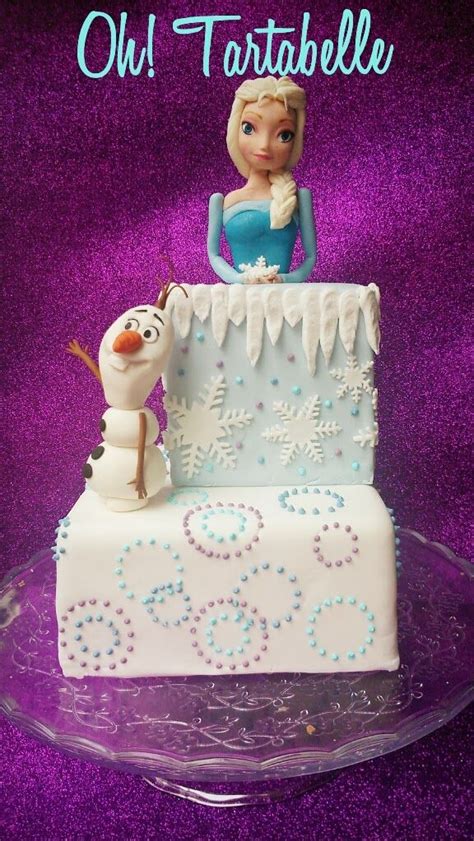 Cake Frozen Olaf Elsa Tarta Frozen Con Modelados De Elsa Y Olaf