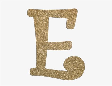 Gold Glitter Letter E Png Image Transparent Png Free Download On Seekpng