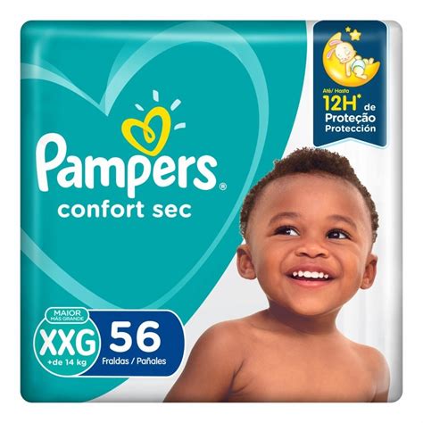 Fralda Pampers Confort Sec Bag Xxg Com 56 Unidades Panvel Farmácias