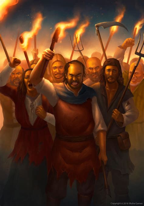 Angry mob of peasants by Montjart on DeviantArt