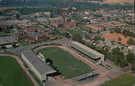Aerial View Of The University Of Oregon Campus Eugene Or