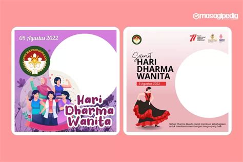 7 Twibbon Hari Dharma Wanita Nasional 2022 Desain Keren Dan Menarik