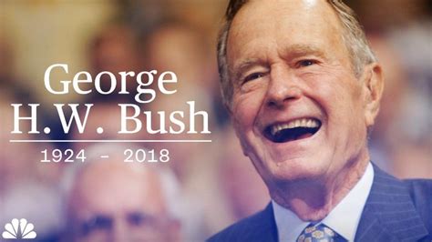 George H W Bush 41st President Dies At 94