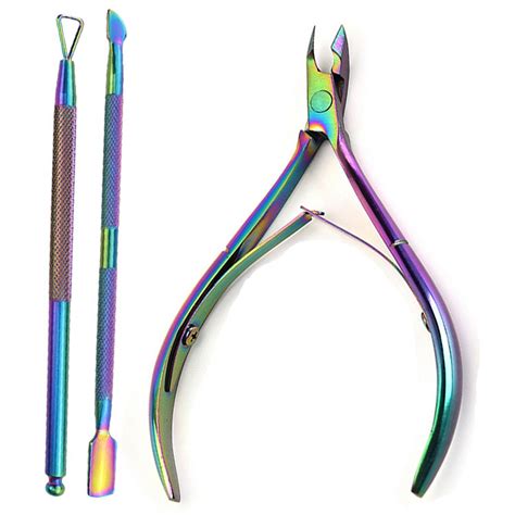 Cuticle Clippers With Cuticle Pusher Set Stainless Steel Cuticle