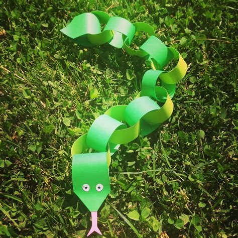 Snake Chain Fun And Easy Summer Paper Craft Silly Fish Learning