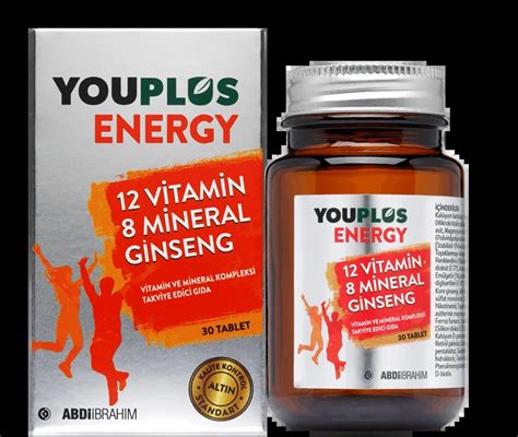 Youplus Energy Vitamin Ve Mineral Kompleksi Tablet