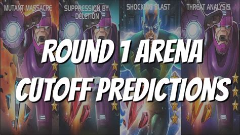 Sentinel And Electro Arena Cutoff Round 1 Predictions Marvel Contest Of Champions Youtube