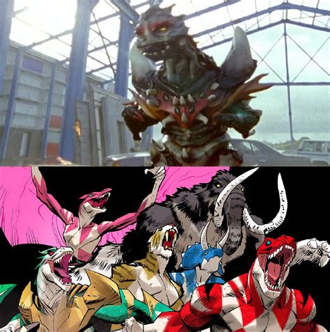 Mighty Mutant Power Rangers vs Mesogog by MnstrFrc on DeviantArt