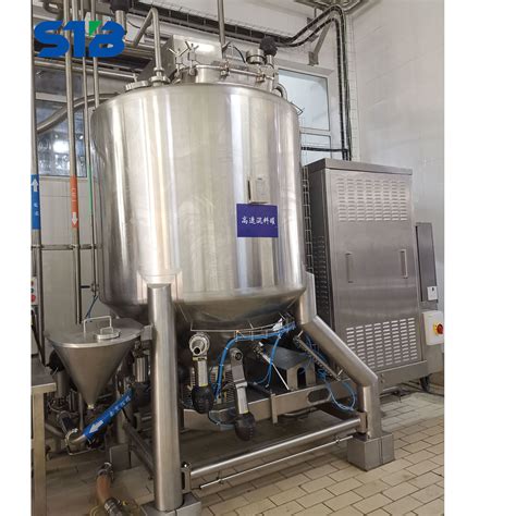 Stainless Steel Vacuum Emulsifying Mixing Tank With Agitator And