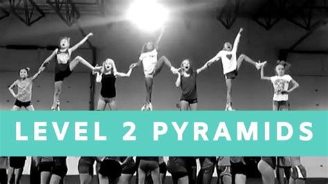 Level 2 Pyramids Cheerleading Pyramids Cheer Stunts Cheer Routines