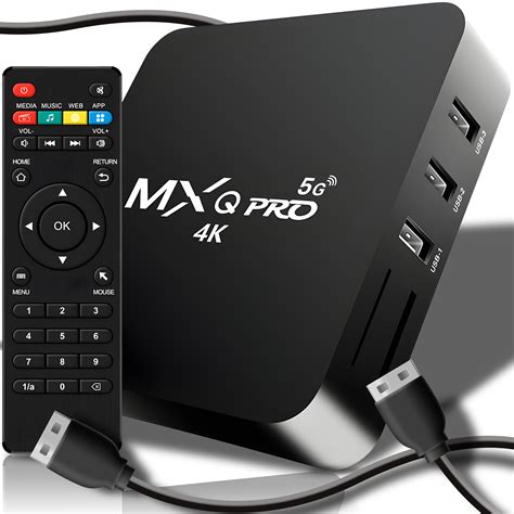 SMART TV BOX 8GB MXQ PRO 4K DEKODÉR Android 7 1 za 517 Kč Allegro