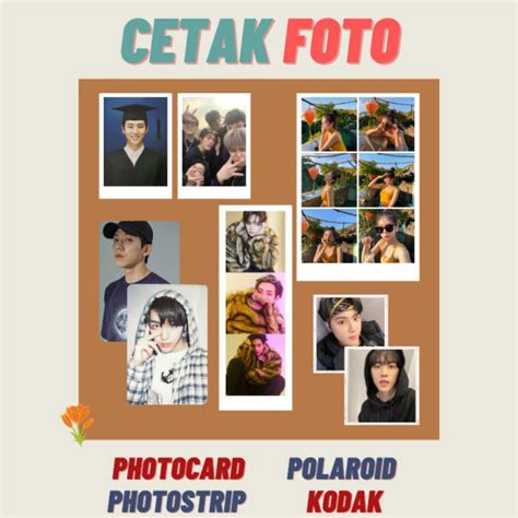 Jual CETAK POLAROID PHOTOCARD PHOTOSTRIP KODAK FRAME MURAH Shopee