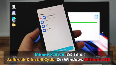 Iphone X 8 8 Ios 16 6 1 Jailbreak And Install Cydia On Windows Without