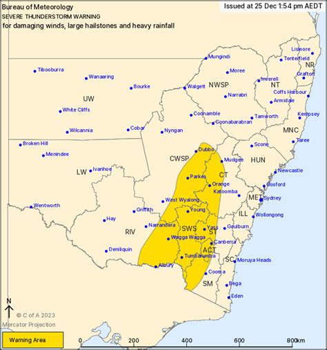 Nsw Severe Thunderstorm Warning Large Hail Damaging Winds Heavy Rain