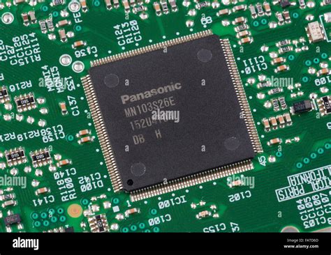 Panasonic Chip Integrated Circuit Stock Photo Alamy