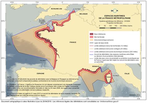 Les Espaces Maritimes De La France Miscellan Es