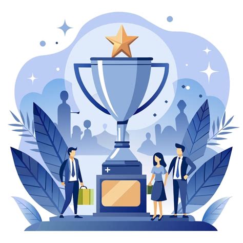 outstanding achievement award vectors illustrations