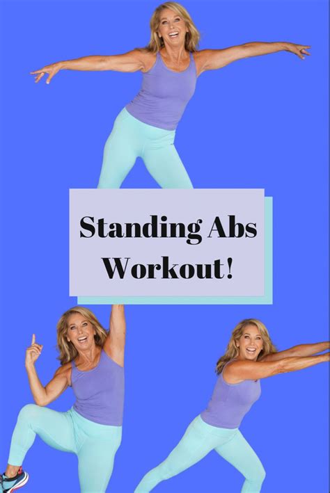 8 Minute Standing Flat Abs Workout In 2022 Flat Tummy Workout Flat