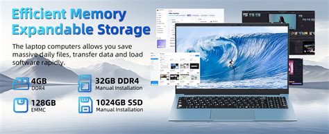 SGIN 15.6 Inch Portable Laptop Computer with Celeron N5095 Quad-Core ...