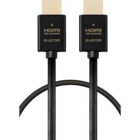 Amazon Co Jp Elecom ECDH HD21E10BK HDMI Cable 3 3 Ft 1 M Ultra