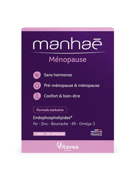 Manhaé Ménopause 30 gélules TuniPro