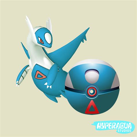 Latios Pokeball By Hyperagua On Deviantart