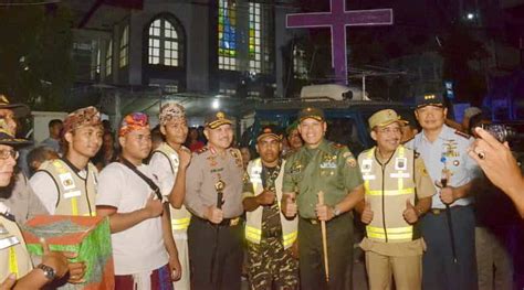 Danrem Wira Sakti Dan Kapolda Ntt Pantau Situasi Malam Natal