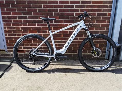 Scott Aspect Eride Electric Mountain Bike In White Size Xl