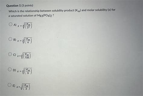 Solved Question 1 3 Points Which Is The Relationship