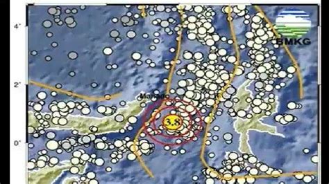 Gempa Magnitudo 3 8 Guncang Sulut Jumat Sore 11 Agustus 2023 Cek