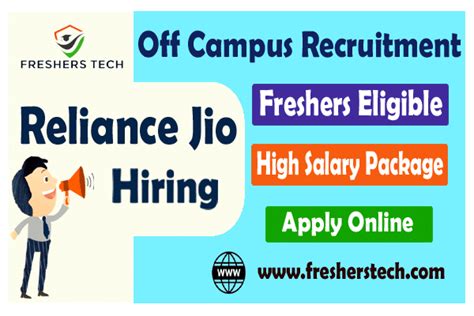 Reliance Jio Off Campus Drive For 2024 Batch Apprentice Engineer Apply Now