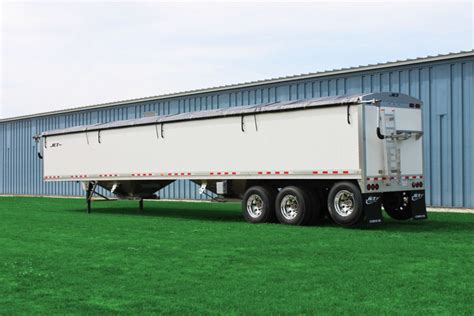 Grain Hopper Trailers New Aluminum Double Wall Jet Co Trailers