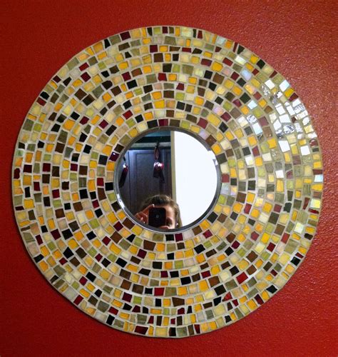 DIY Mosaic Mirror | Mosaic diy, Mirror frame diy, Mosaic mirror