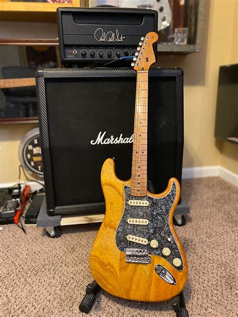 Warmoth Stratacaster 2022 Amber Transtint Reverb